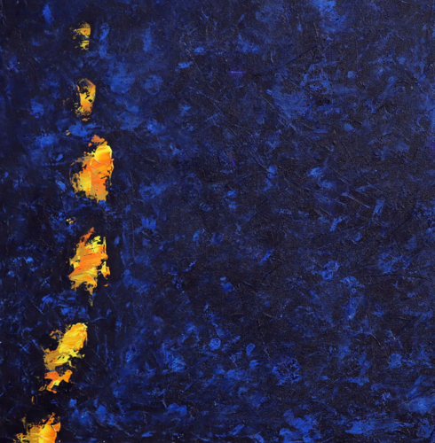 Ember Axis by Harmeet Singh, Painting for Sale on Select