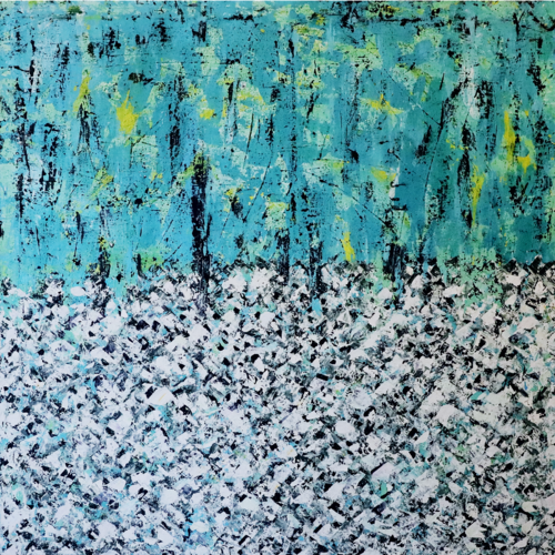 Sky Fall by Harmeet Singh, Painting for Sale on Select