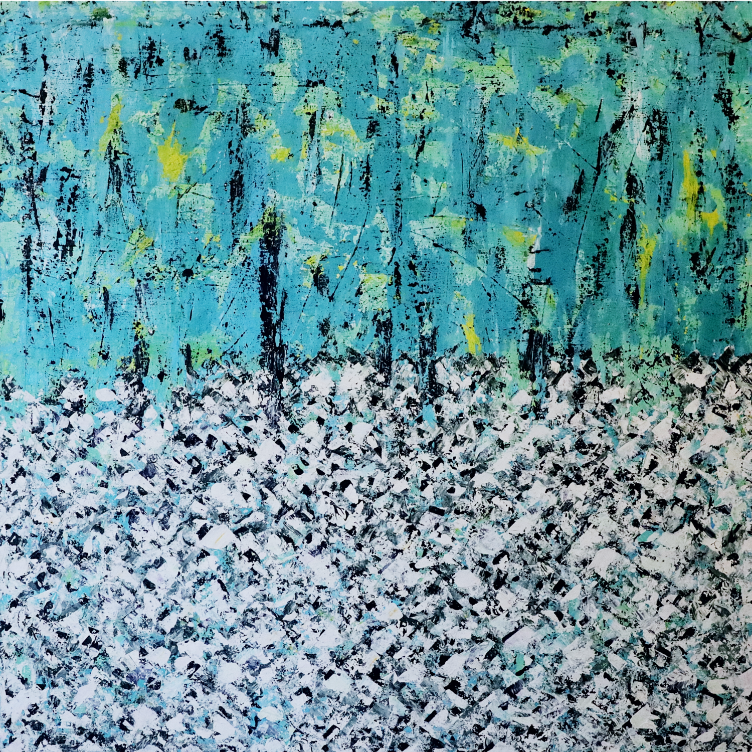 Sky Fall Harmeet Singh Original painting for sale