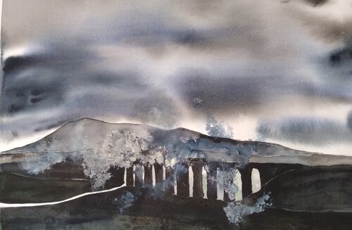 Ribblehead Viaduct by Judith Beeby, Painting for Sale on Select