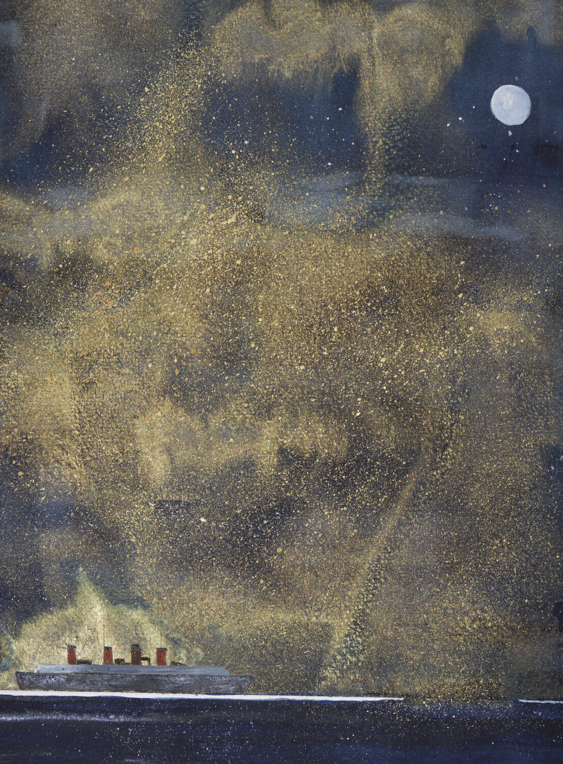 Titanic Judith Beeby Original painting for sale