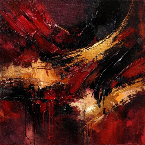 Peinture sculpturale abstraite - œuvre unique - Garantie à vie by Marija Ruisi, Painting for Sale on Select