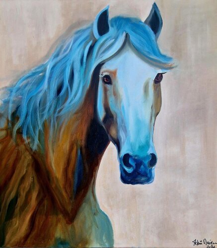 Soul of the Wind — huile sur toile de coton 100% by Marija Ruisi, Painting for Sale on Select