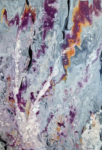 Mineral Wave by Marija Ruisi, Painting for Sale on Select