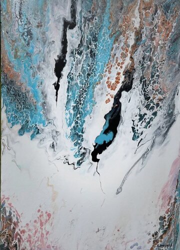 Glacial Melt by Marija Ruisi, Painting for Sale on Select