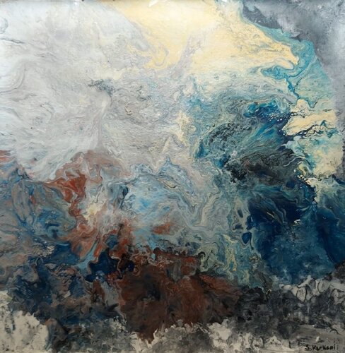 Marées de Mémoire by Marija Ruisi, Painting for Sale on Select
