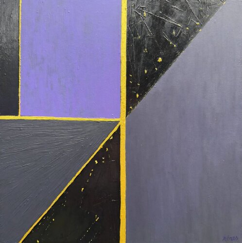 Golden Convergence by Marija Ruisi, Painting for Sale on Select