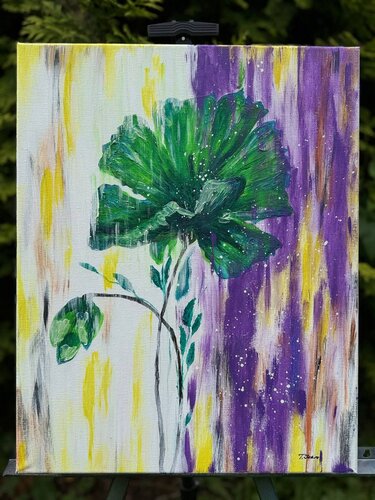 She Chose to Bloom by Marija Ruisi, Painting for Sale on Select