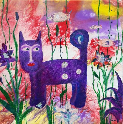 Underwater Catwalk by Marija Ruisi, Painting for Sale on Select