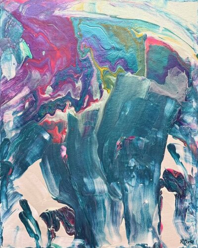 WHERE SILENCE MELTS by Marija Ruisi, Painting for Sale on Select