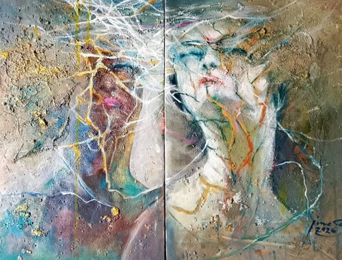 From Ancient Heritage Toward Modern Consciousness by Marija Ruisi, Painting for Sale on Select