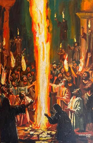 The Days of Pentecost by Marija Ruisi, Painting for Sale on Select