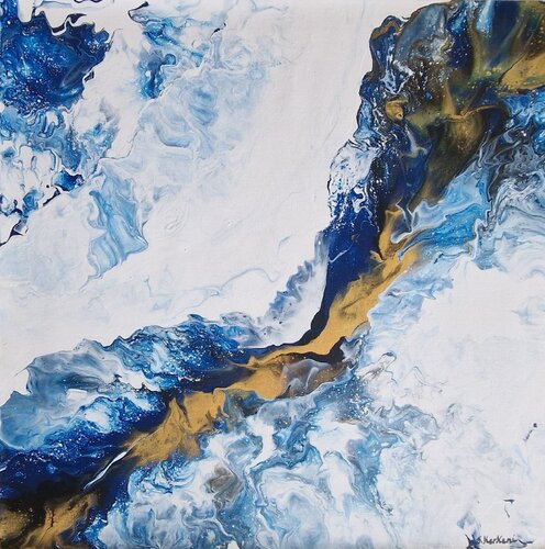 Azure Rift by Marija Ruisi, Painting for Sale on Select