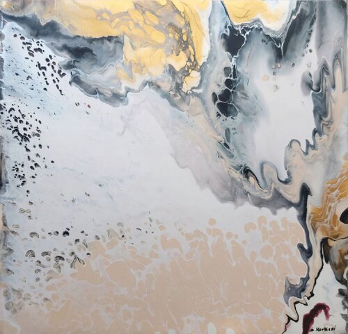 Where Silence Turns to Gold by Marija Ruisi, Painting for Sale on Select