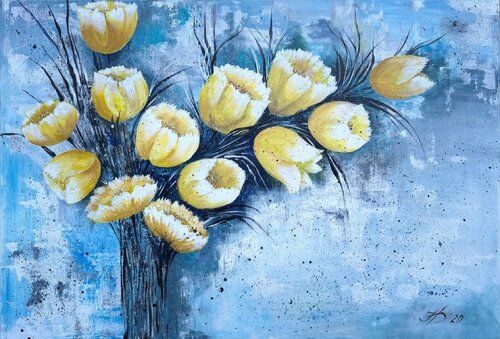 SPRING PARALLELS by Marija Ruisi, Painting for Sale on Select