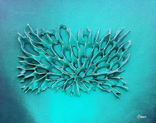 EMERALD BLOOM von Marija Ruisi, Malerei kaufen auf Select