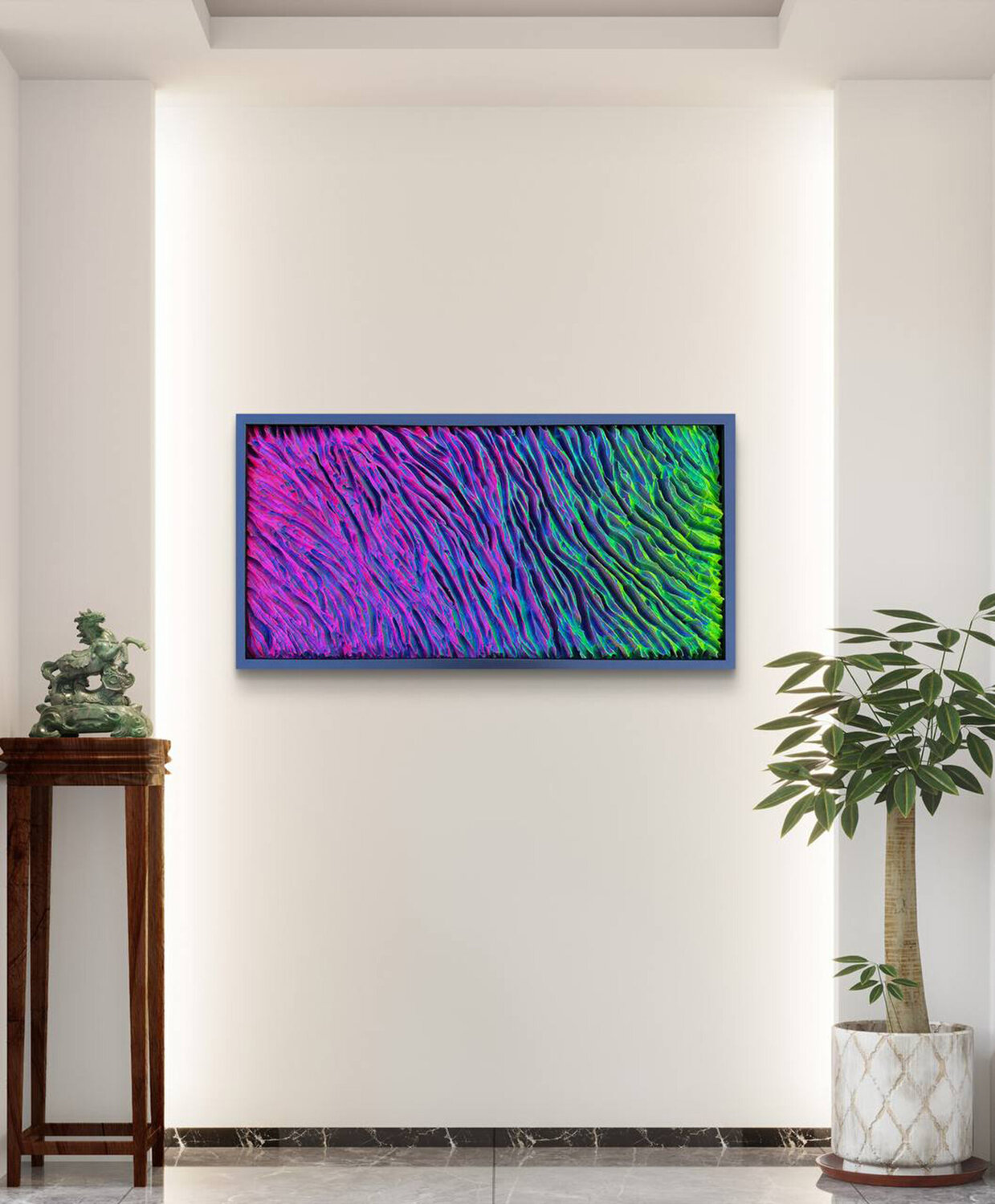 Peinture sculpturale abstraite - œuvre unique - Garantie à vie Marija Ruisi Original painting for sale