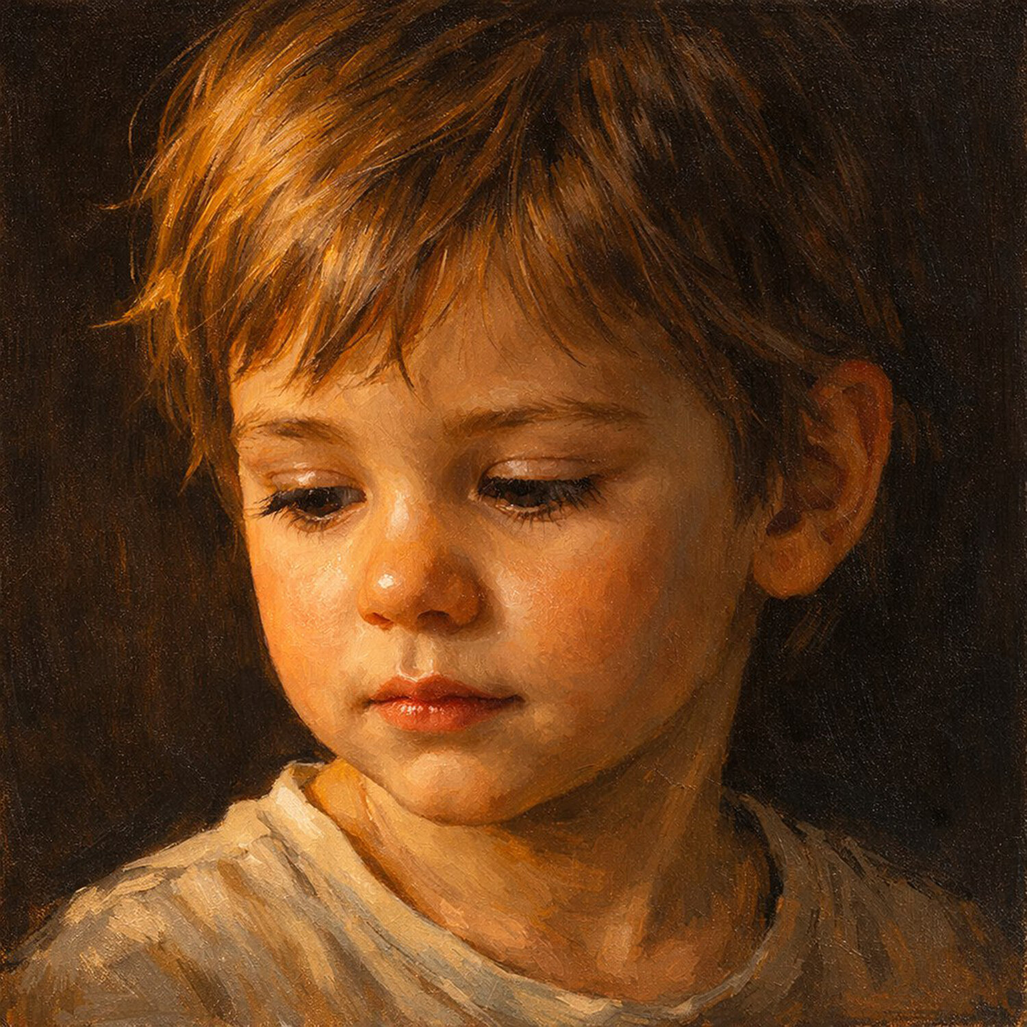 L’Enfant de Lumière Marija Ruisi Original painting for sale