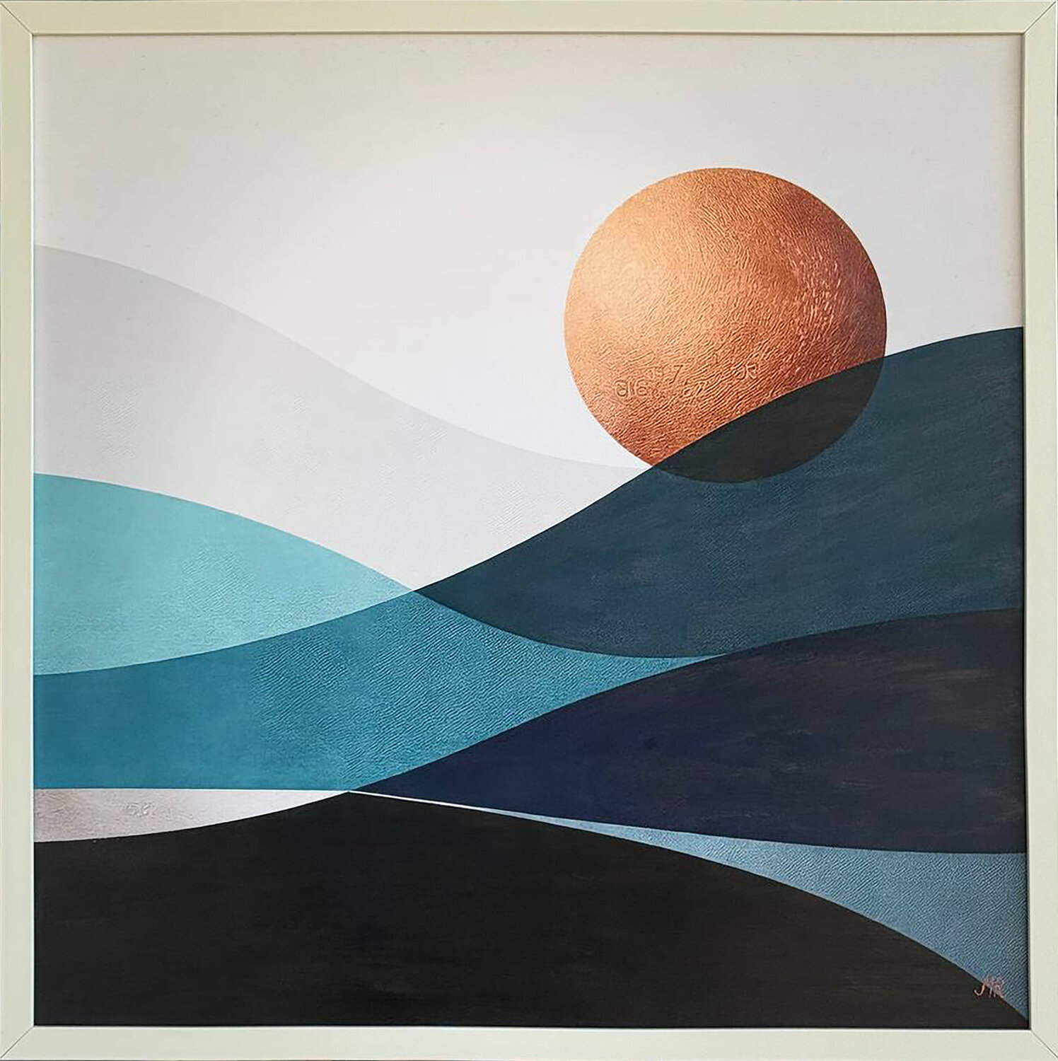 Soleil d’Ambre Marija Ruisi Original painting for sale