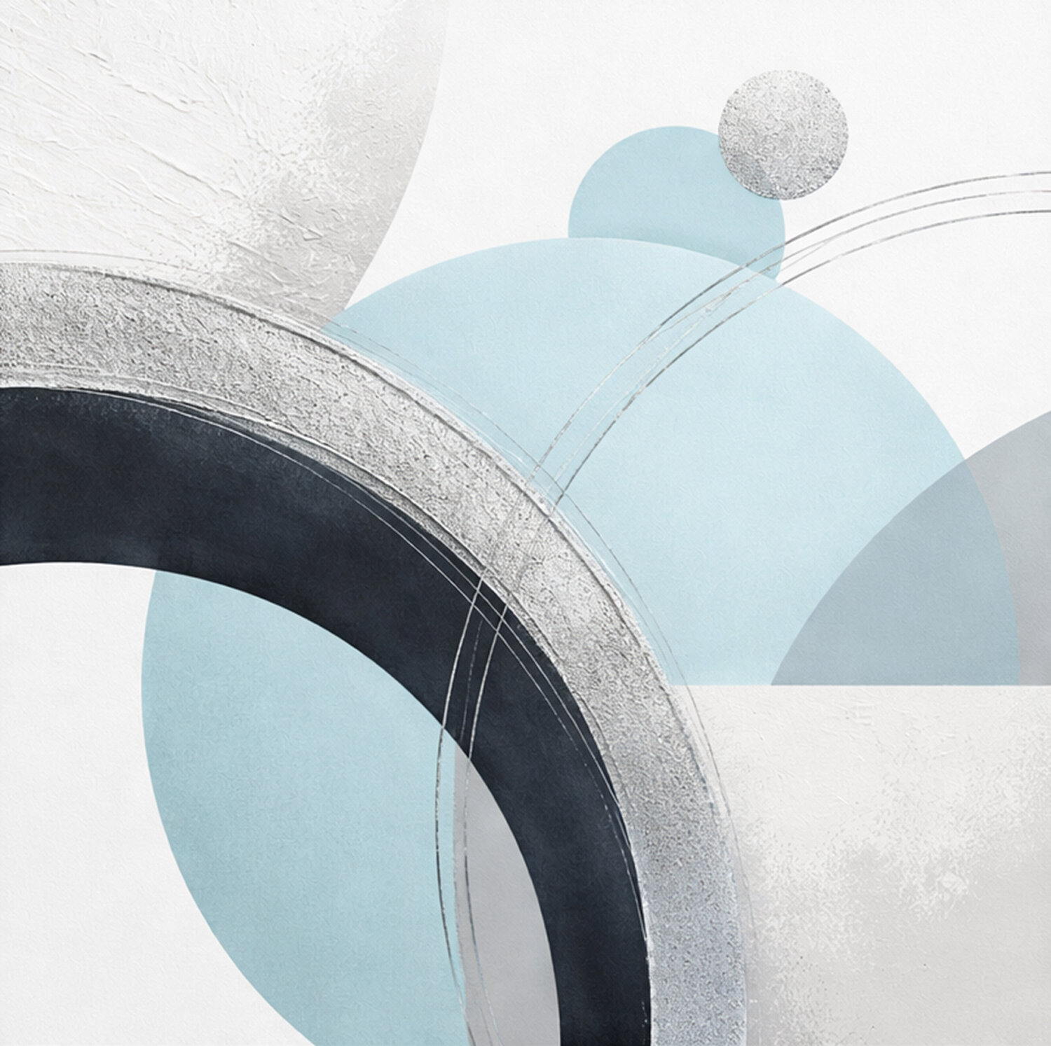 Peinture abstraite – Équilibre contemporain Marija Ruisi Original painting for sale