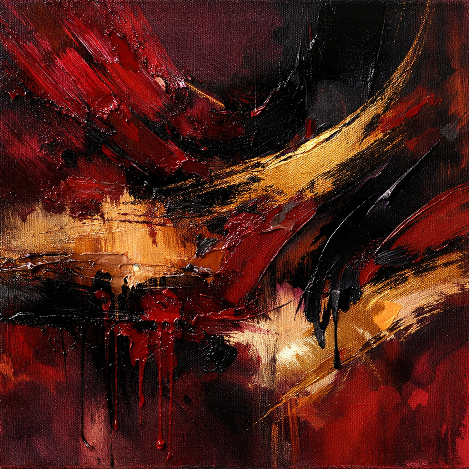 Peinture sculpturale abstraite - œuvre unique - Garantie à vie Marija Ruisi Original painting for sale