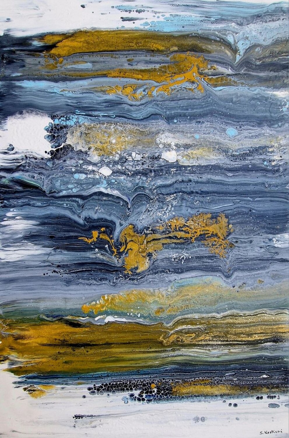 Amber Tempest Marija Ruisi Original painting for sale