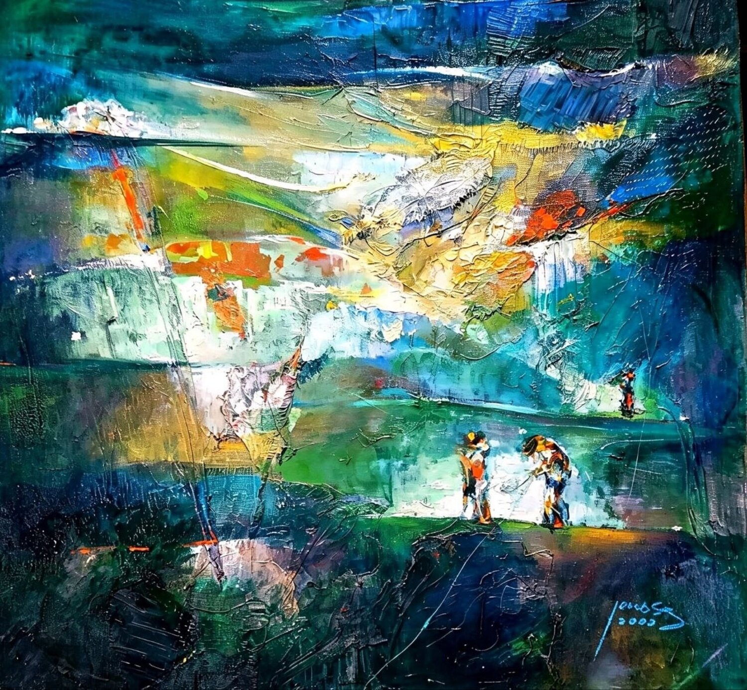 Morning Grass Marija Ruisi Original painting for sale