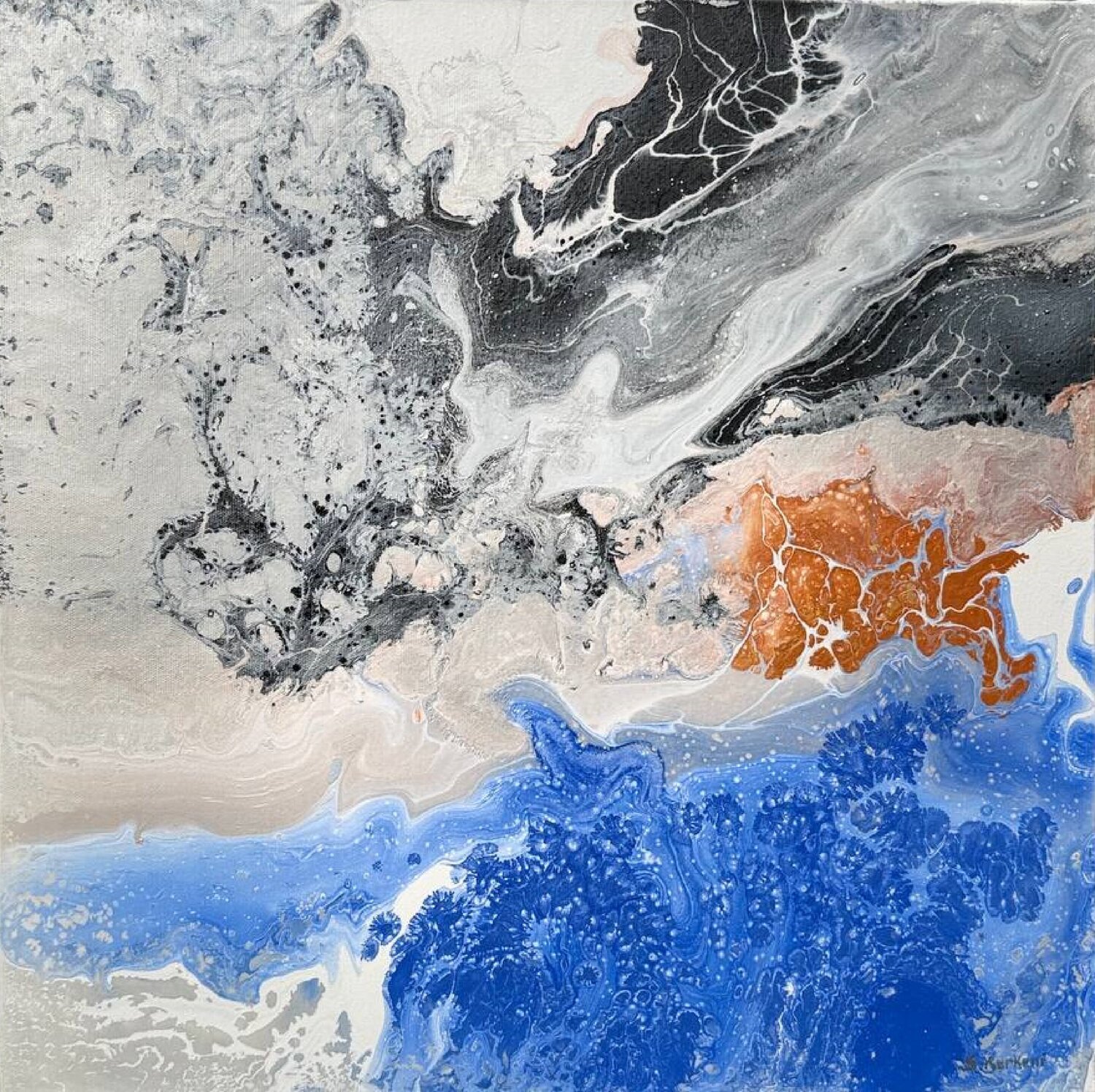 Copper Currents Marija Ruisi Original painting for sale