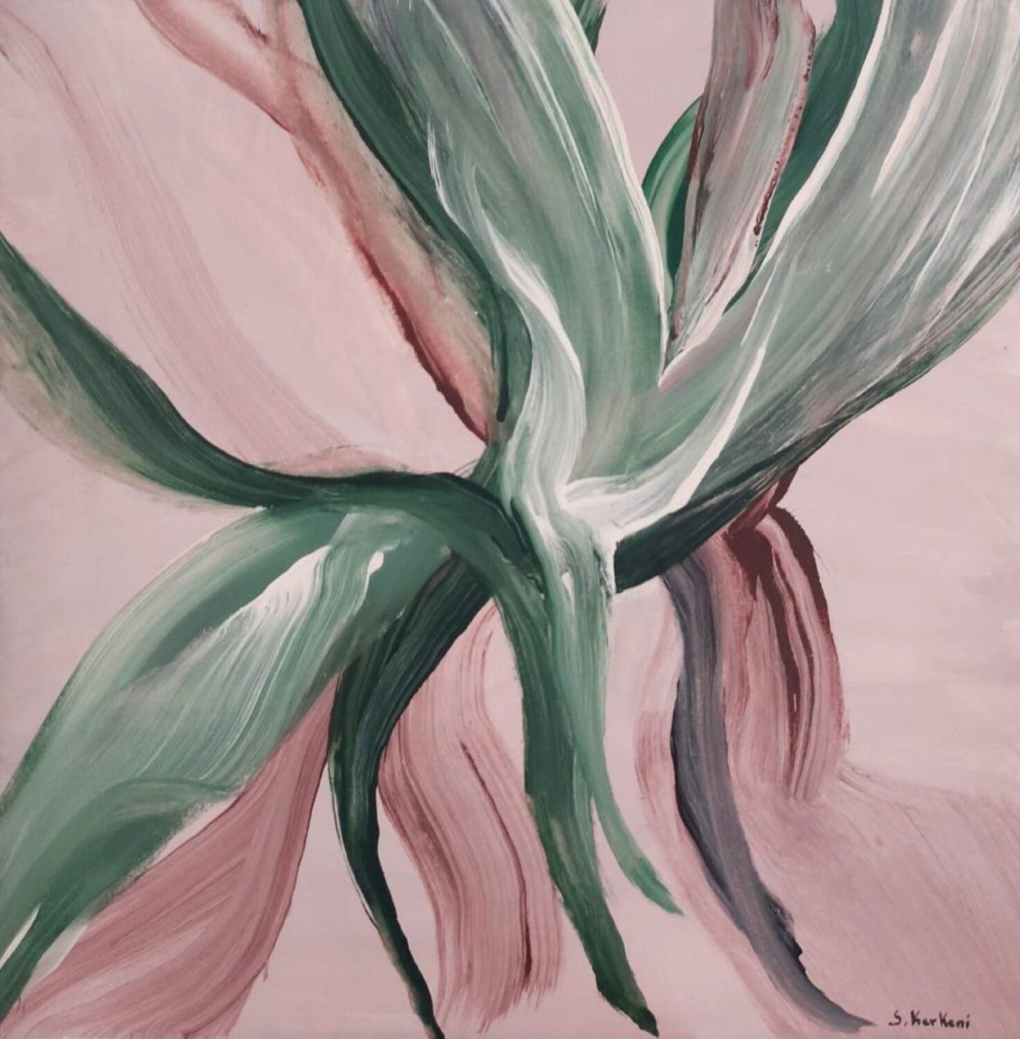 Étreinte Verdoyante Marija Ruisi Original painting for sale