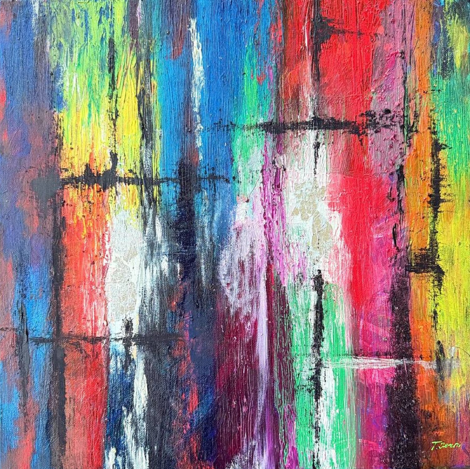 Urban Pulse Marija Ruisi Original painting for sale