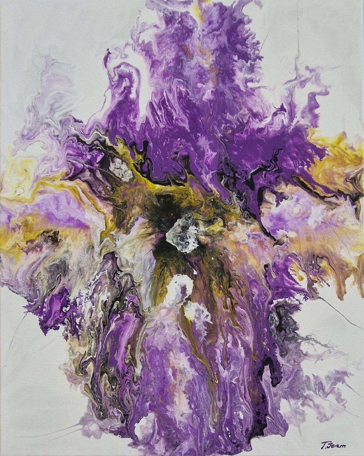 Amethyst Ascension Marija Ruisi Original painting for sale