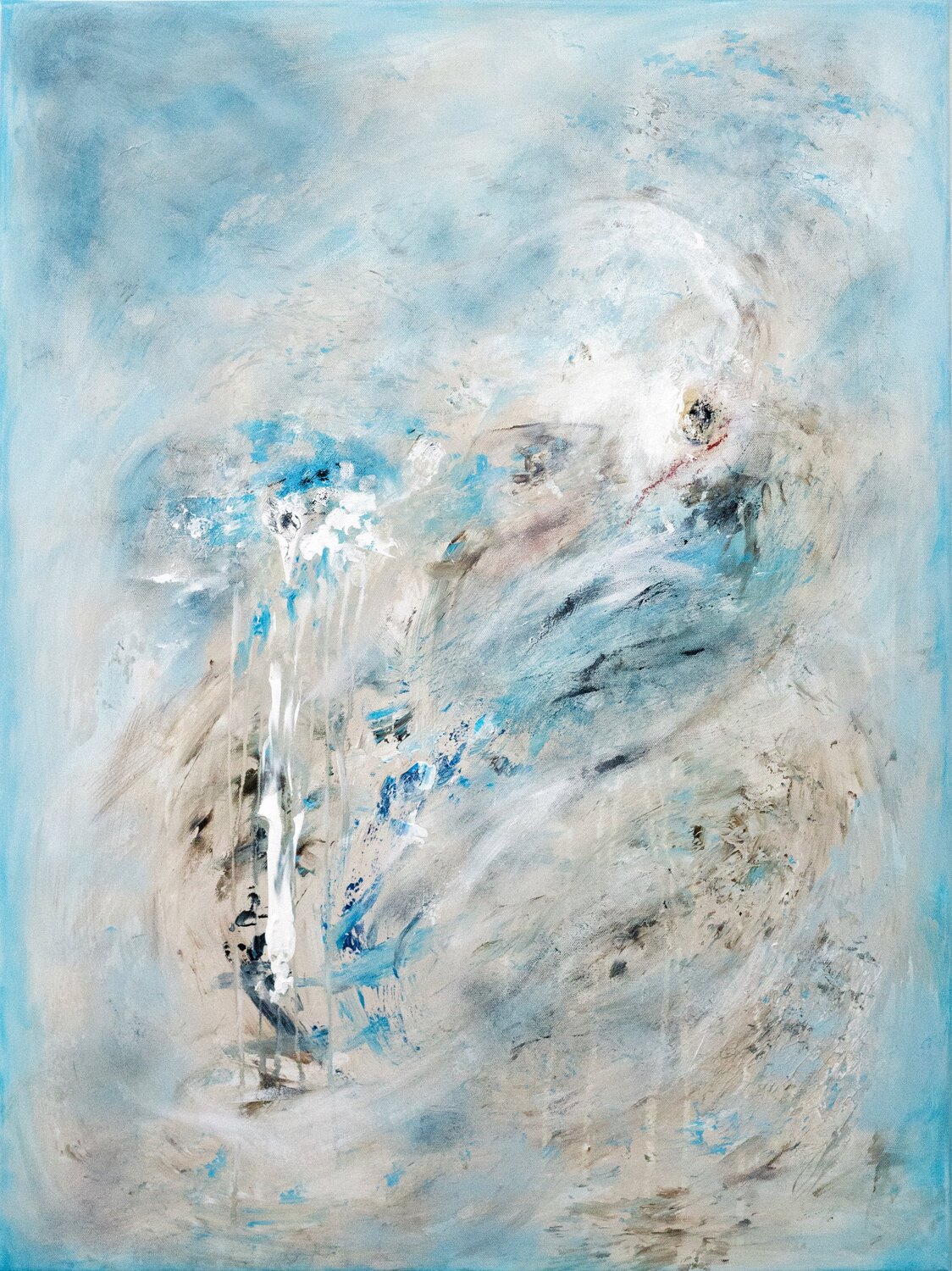 The Shape of Missing by Oxana Morasch Marija Ruisi Original painting for sale