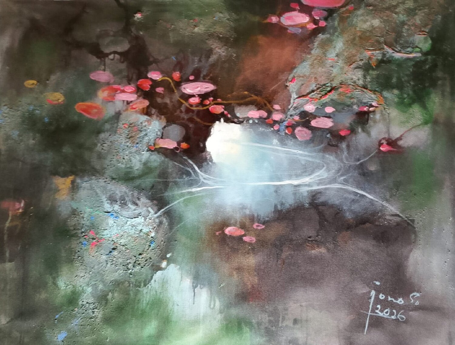 Blooming from One Source Marija Ruisi Original painting for sale