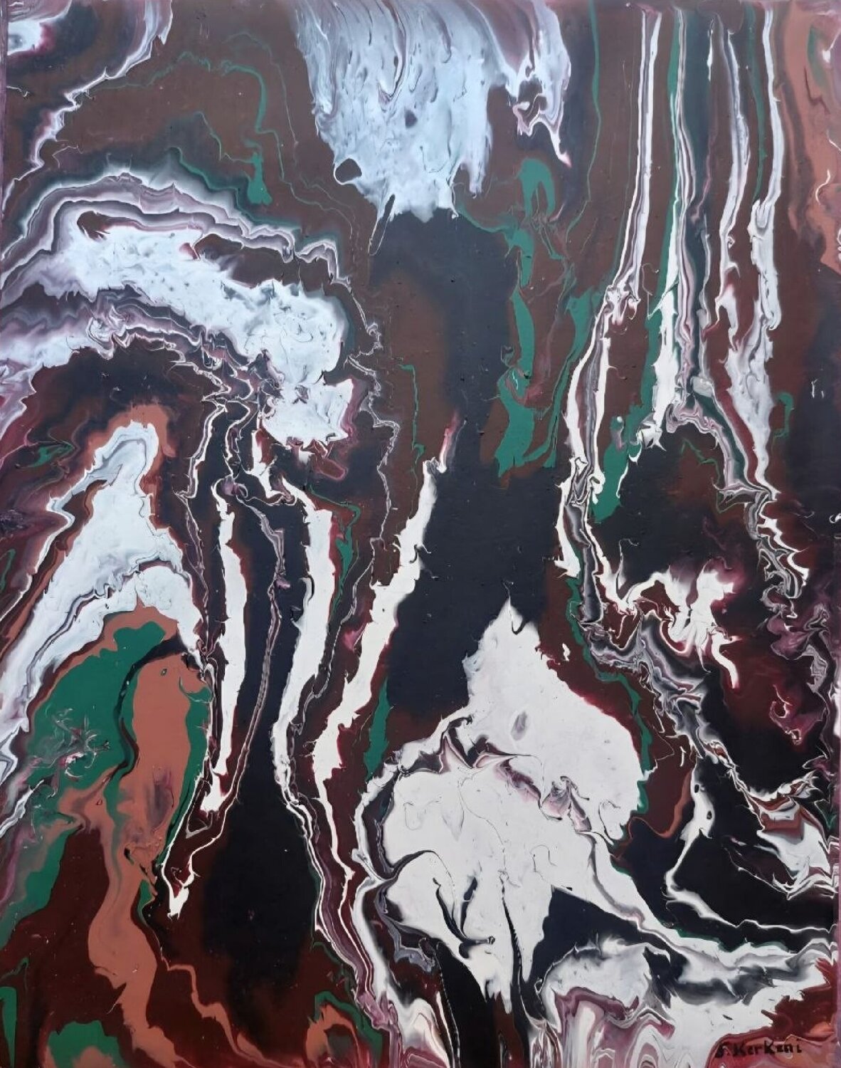 When Night Unfolds Marija Ruisi Original painting for sale