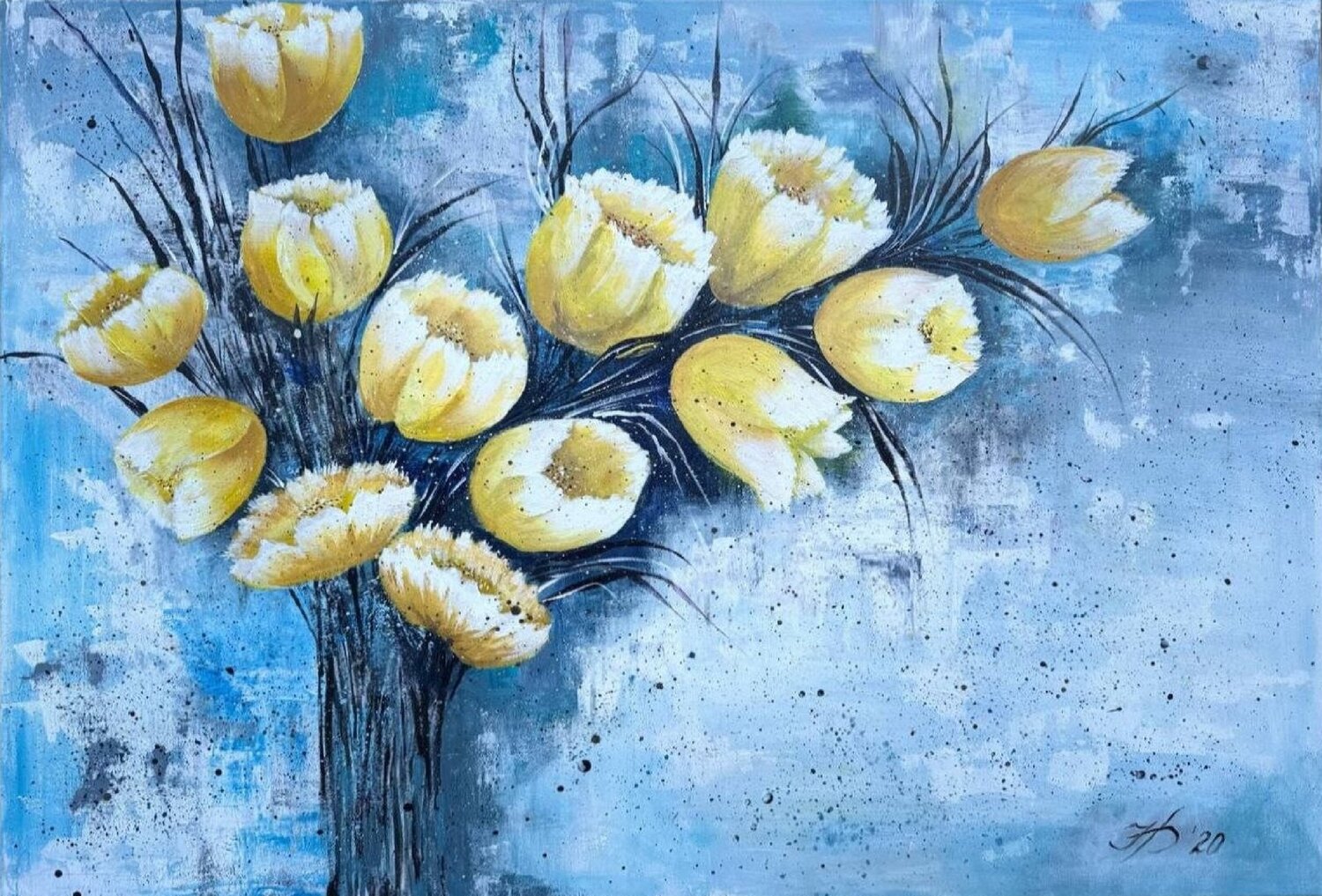 SPRING PARALLELS Marija Ruisi Original painting for sale