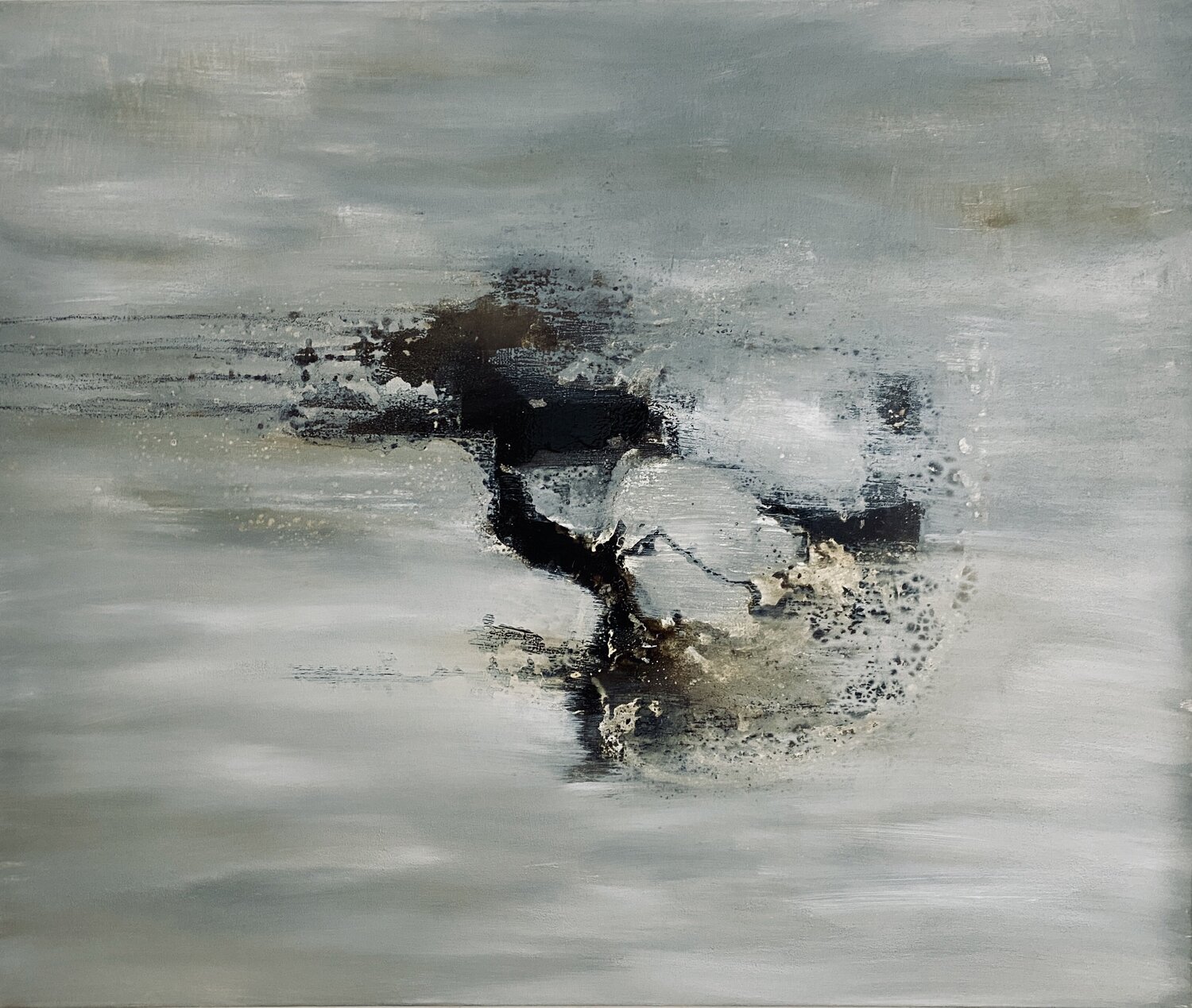 aus dem Nebel Dagmar Stücher Original painting for sale