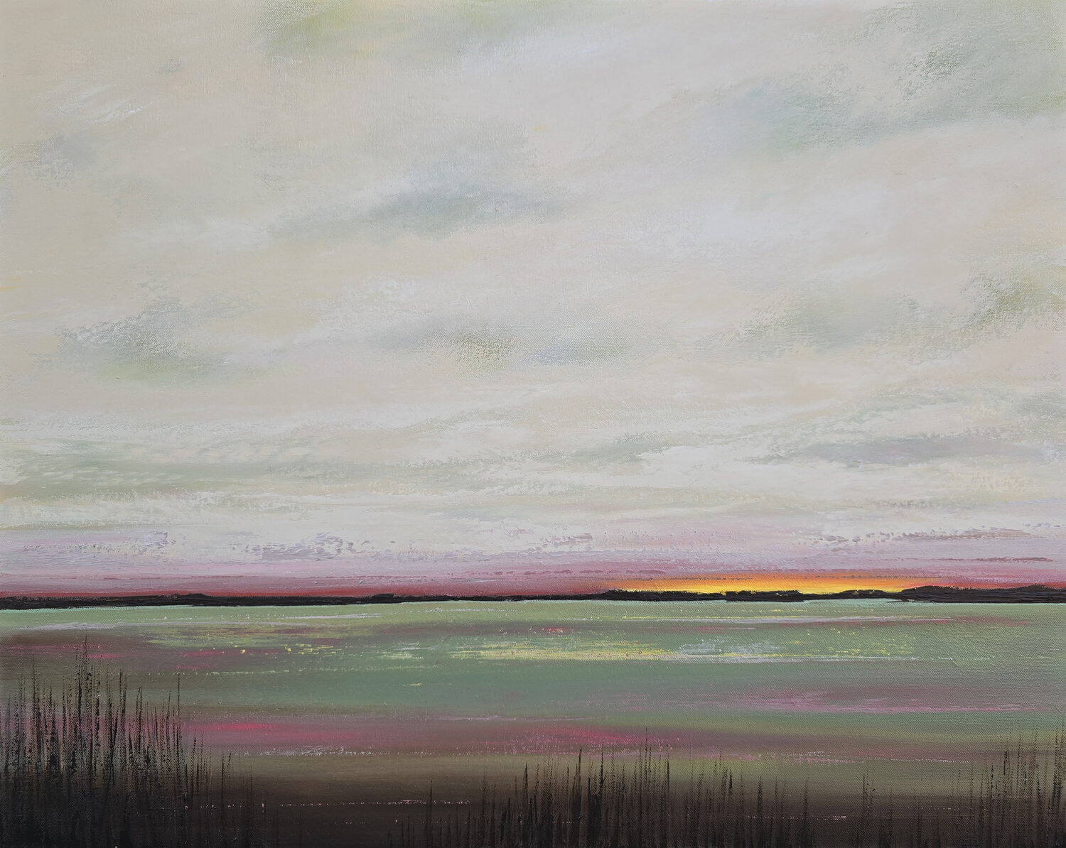 River's Gentle Flow Faith Patterson Originalgemälde zu verkaufen