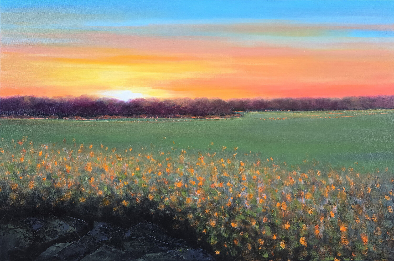 The Light Finds Me Waiting Faith Patterson Originalgemälde zu verkaufen