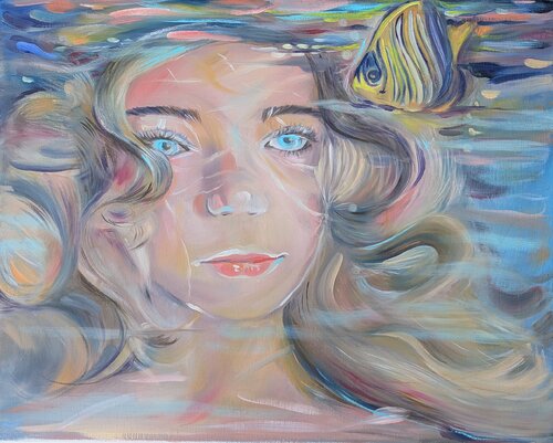 Fokus by Marina Kaiser, Painting for Sale on Select