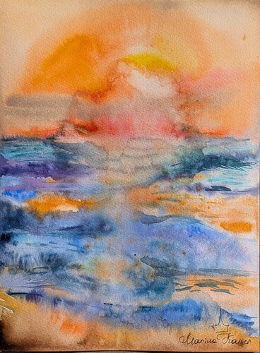Meer als Zustand by Marina Kaiser, Painting for Sale on Select
