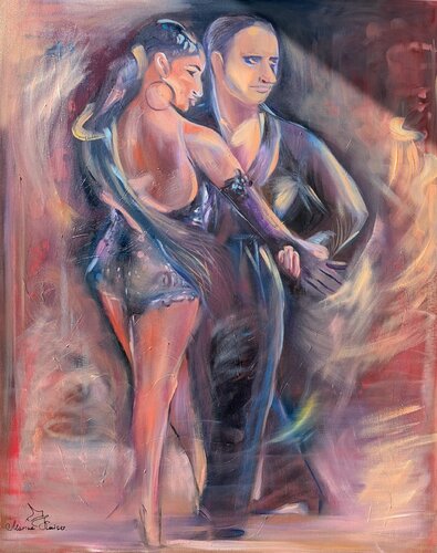 Flame by Marina Kaiser, Painting for Sale on Select
