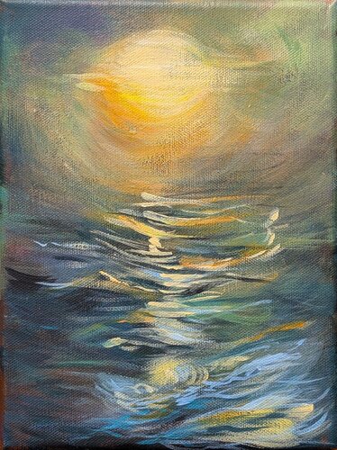 Meer als Zustand 6 by Marina Kaiser, Painting for Sale on Select
