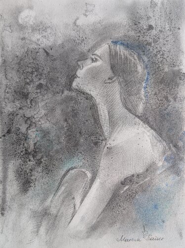 Pointe by Marina Kaiser, Drawing for Sale on Select