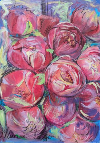 Luxus 2 by Marina Kaiser, Painting for Sale on Select