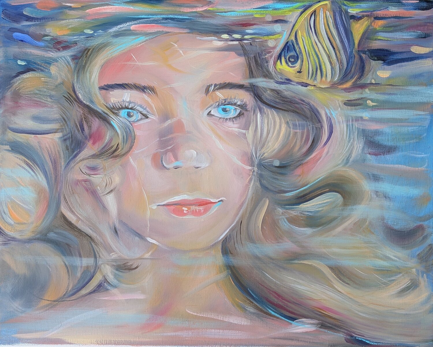 Fokus Marina Kaiser Original painting for sale