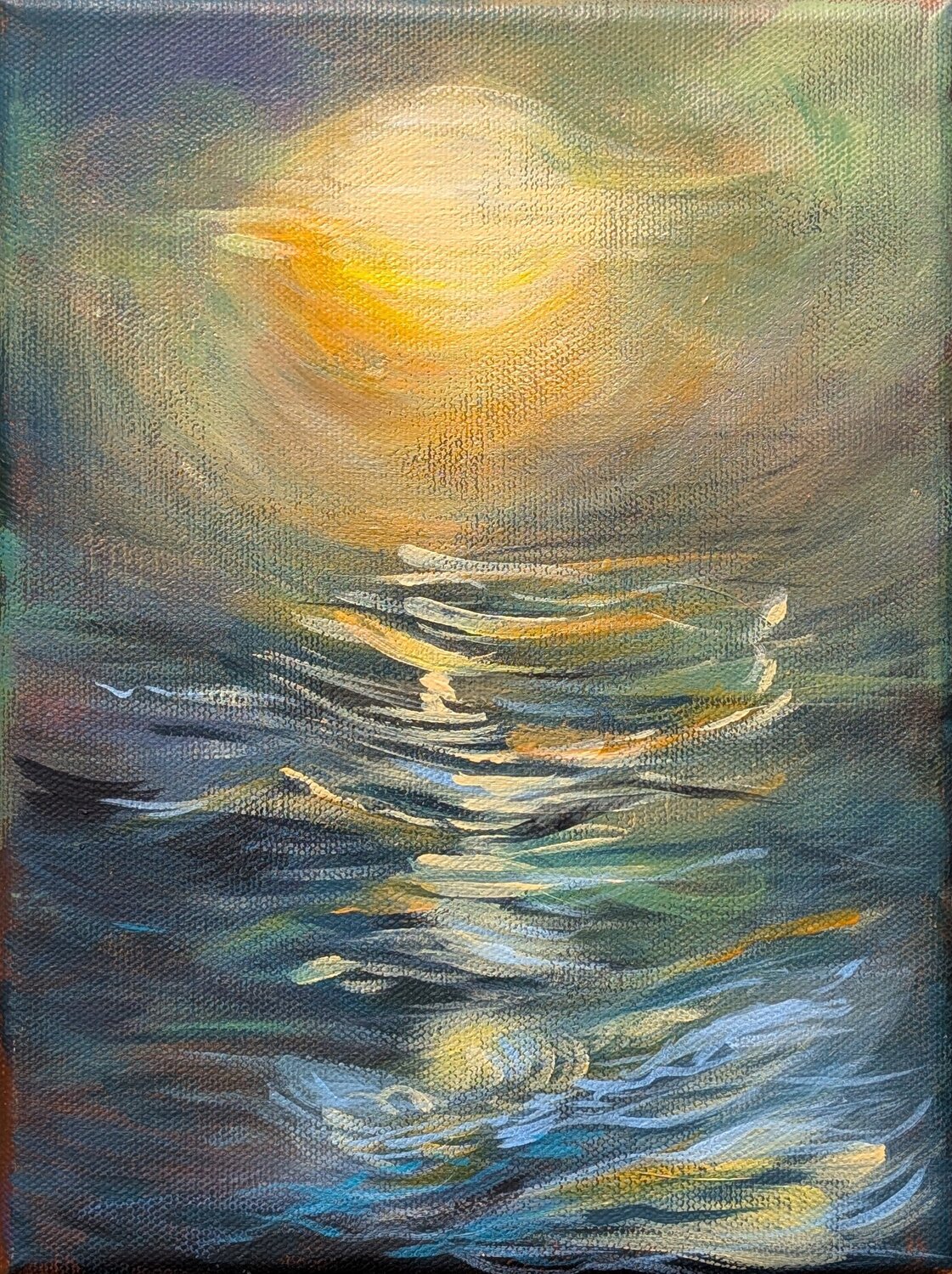 Meer als Zustand 6 Marina Kaiser Original painting for sale
