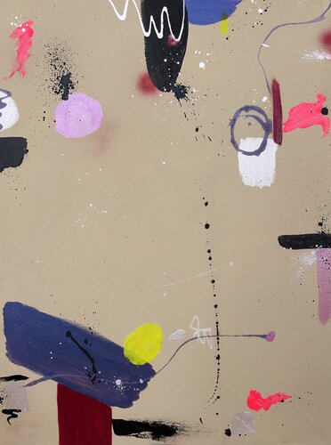 Lemon Disco by Martina Gvizdova, Painting for Sale on Select