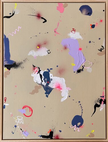 Popcorn dreams by Martina Gvizdova, Painting for Sale on Select