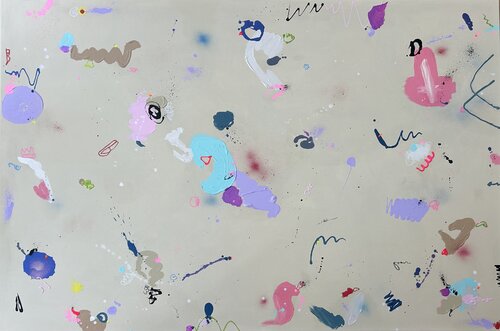 Colour Frequency by Martina Gvizdova, Painting for Sale on Select