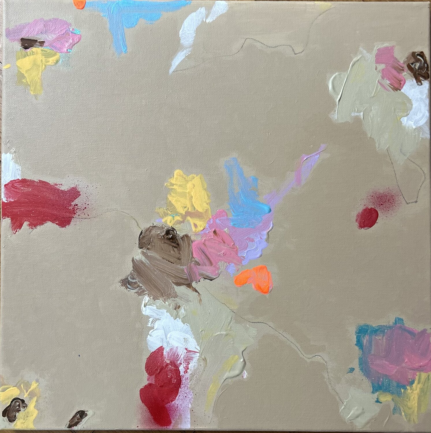 The way I feel Martina Gvizdova Original painting for sale